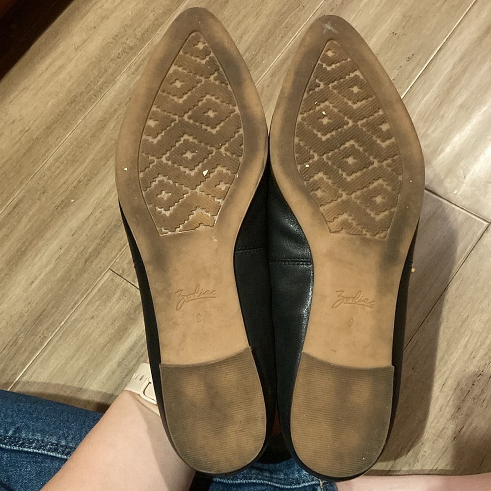 Zodiac Leather Flats - image 4